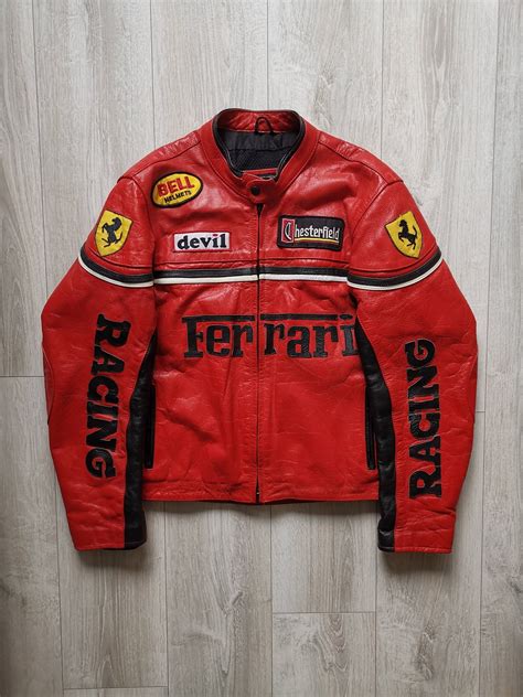 ferrari leather jacket replica|fararri leather jacket.